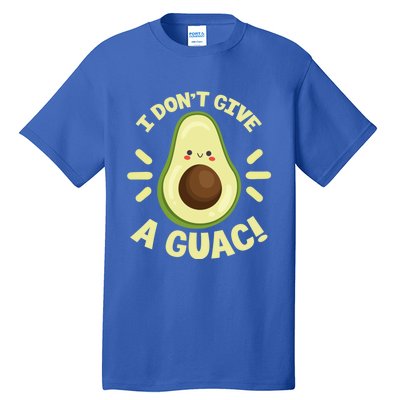 I Dont Give A Guac Funny Avocado Guacamole Vegan Kawaii Gift Tall T-Shirt