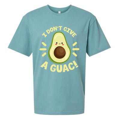 I Dont Give A Guac Funny Avocado Guacamole Vegan Kawaii Gift Sueded Cloud Jersey T-Shirt