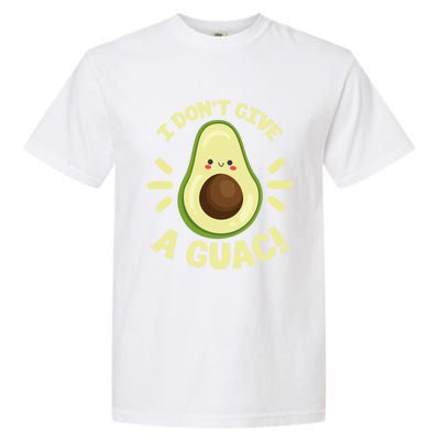 I Dont Give A Guac Funny Avocado Guacamole Vegan Kawaii Gift Garment-Dyed Heavyweight T-Shirt