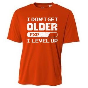 I Dont Get Older I Level Up Funny Gamer Gaming Graphic Gift Cooling Performance Crew T-Shirt