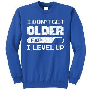 I Dont Get Older I Level Up Funny Gamer Gaming Graphic Gift Sweatshirt