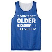 I Dont Get Older I Level Up Funny Gamer Gaming Graphic Gift Mesh Reversible Basketball Jersey Tank