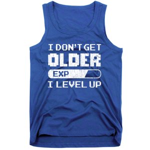 I Dont Get Older I Level Up Funny Gamer Gaming Graphic Gift Tank Top