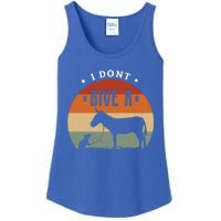 I Dont Give A Rats Donkey Funny Gift Rats Fan Gift Ladies Essential Tank