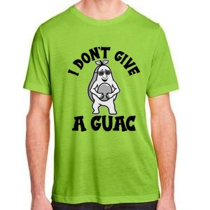 I Dont Give A Guac Funny Avocado Guacamole Vegan Meaningful Gift Adult ChromaSoft Performance T-Shirt