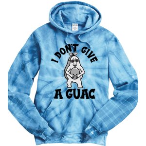 I Dont Give A Guac Funny Avocado Guacamole Vegan Meaningful Gift Tie Dye Hoodie