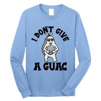 I Dont Give A Guac Funny Avocado Guacamole Vegan Meaningful Gift Long Sleeve Shirt