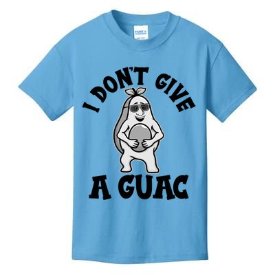 I Dont Give A Guac Funny Avocado Guacamole Vegan Meaningful Gift Kids T-Shirt