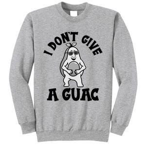 I Dont Give A Guac Funny Avocado Guacamole Vegan Meaningful Gift Sweatshirt