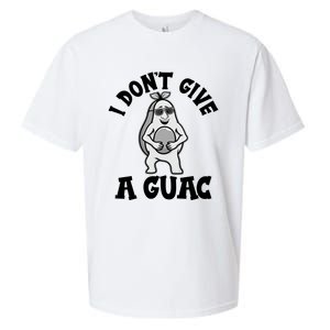 I Dont Give A Guac Funny Avocado Guacamole Vegan Meaningful Gift Sueded Cloud Jersey T-Shirt