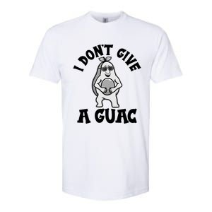 I Dont Give A Guac Funny Avocado Guacamole Vegan Meaningful Gift Softstyle CVC T-Shirt