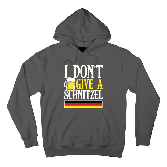 I DonT Give A Schnitzel German Beer Wurst Funny Oktoberfest Hoodie