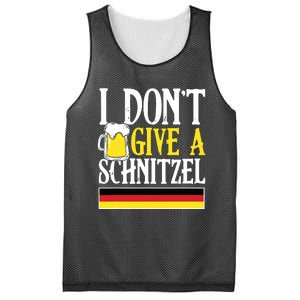 I DonT Give A Schnitzel German Beer Wurst Funny Oktoberfest Mesh Reversible Basketball Jersey Tank