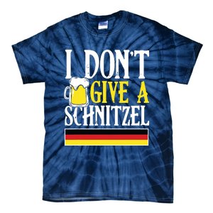 I DonT Give A Schnitzel German Beer Wurst Funny Oktoberfest Tie-Dye T-Shirt