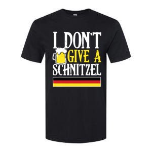 I DonT Give A Schnitzel German Beer Wurst Funny Oktoberfest Softstyle CVC T-Shirt