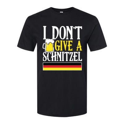 I DonT Give A Schnitzel German Beer Wurst Funny Oktoberfest Softstyle® CVC T-Shirt