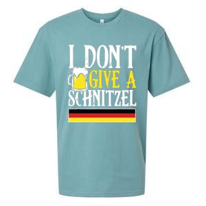 I DonT Give A Schnitzel German Beer Wurst Funny Oktoberfest Sueded Cloud Jersey T-Shirt