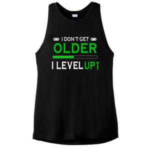 I Dont Get Older I Level Up Funny Gamer Lover Gaming Cute Gift Ladies PosiCharge Tri-Blend Wicking Tank