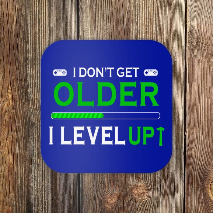 I Dont Get Older I Level Up Funny Gamer Lover Gaming Cute Gift Coaster