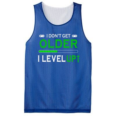 I Dont Get Older I Level Up Funny Gamer Lover Gaming Cute Gift Mesh Reversible Basketball Jersey Tank