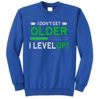 I Dont Get Older I Level Up Funny Gamer Lover Gaming Cute Gift Tall Sweatshirt