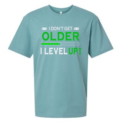 I Dont Get Older I Level Up Funny Gamer Lover Gaming Cute Gift Sueded Cloud Jersey T-Shirt