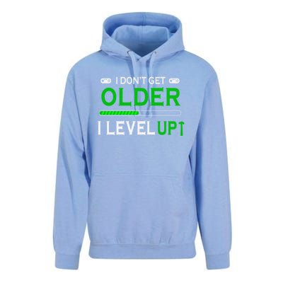 I Dont Get Older I Level Up Funny Gamer Lover Gaming Cute Gift Unisex Surf Hoodie