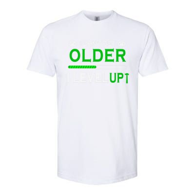 I Dont Get Older I Level Up Funny Gamer Lover Gaming Cute Gift Softstyle CVC T-Shirt