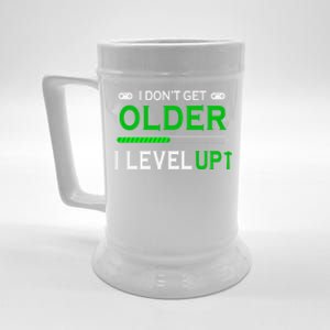 I Dont Get Older I Level Up Funny Gamer Lover Gaming Cute Gift Beer Stein