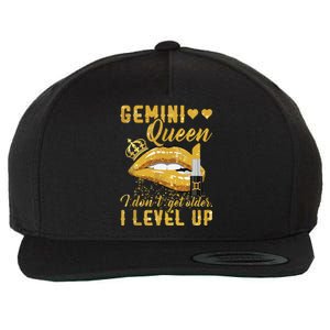 I Dont Get Older I Level Up Gemini Wool Snapback Cap