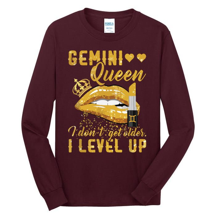 I Dont Get Older I Level Up Gemini Tall Long Sleeve T-Shirt