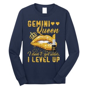 I Dont Get Older I Level Up Gemini Long Sleeve Shirt