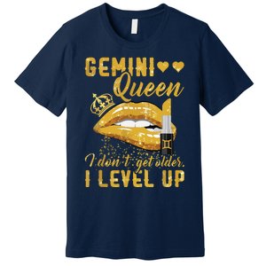 I Dont Get Older I Level Up Gemini Premium T-Shirt