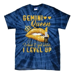 I Dont Get Older I Level Up Gemini Tie-Dye T-Shirt