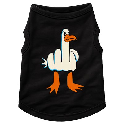 I DonT Give A Duck Middle Finger Funny Offensive Rude Doggie Tank