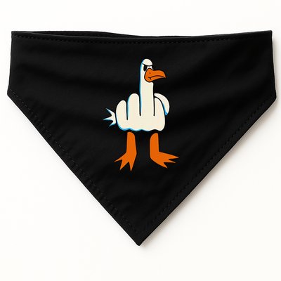 I DonT Give A Duck Middle Finger Funny Offensive Rude USA-Made Doggie Bandana