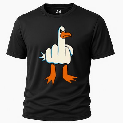 I DonT Give A Duck Middle Finger Funny Offensive Rude Performance Shirt