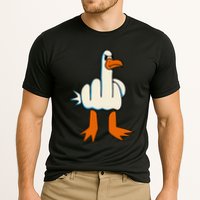 I DonT Give A Duck Middle Finger Funny Offensive Rude Performance Shirt