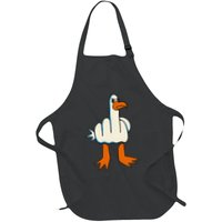 I DonT Give A Duck Middle Finger Funny Offensive Rude Apron