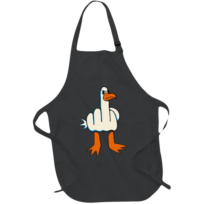 I DonT Give A Duck Middle Finger Funny Offensive Rude Apron