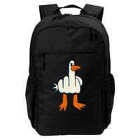 I DonT Give A Duck Middle Finger Funny Offensive Rude Backpack