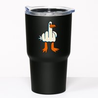 I DonT Give A Duck Middle Finger Funny Offensive Rude Tumbler