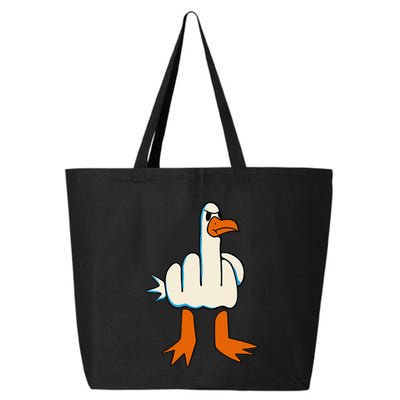 I DonT Give A Duck Middle Finger Funny Offensive Rude 25L Jumbo Tote
