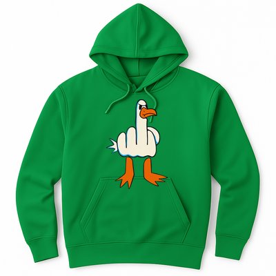 I DonT Give A Duck Middle Finger Funny Offensive Rude Hoodie