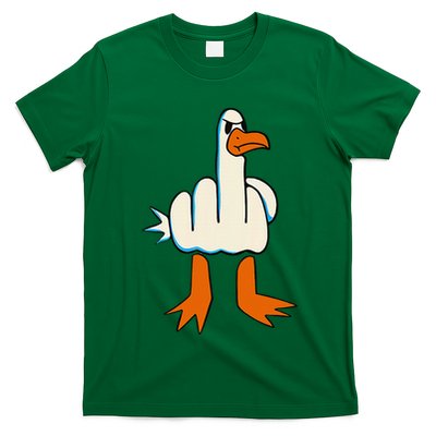 I DonT Give A Duck Middle Finger Funny Offensive Rude T-Shirt