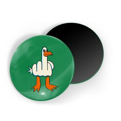 I DonT Give A Duck Middle Finger Funny Offensive Rude Magnet
