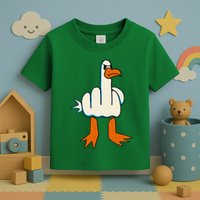 I DonT Give A Duck Middle Finger Funny Offensive Rude Toddler T-Shirt