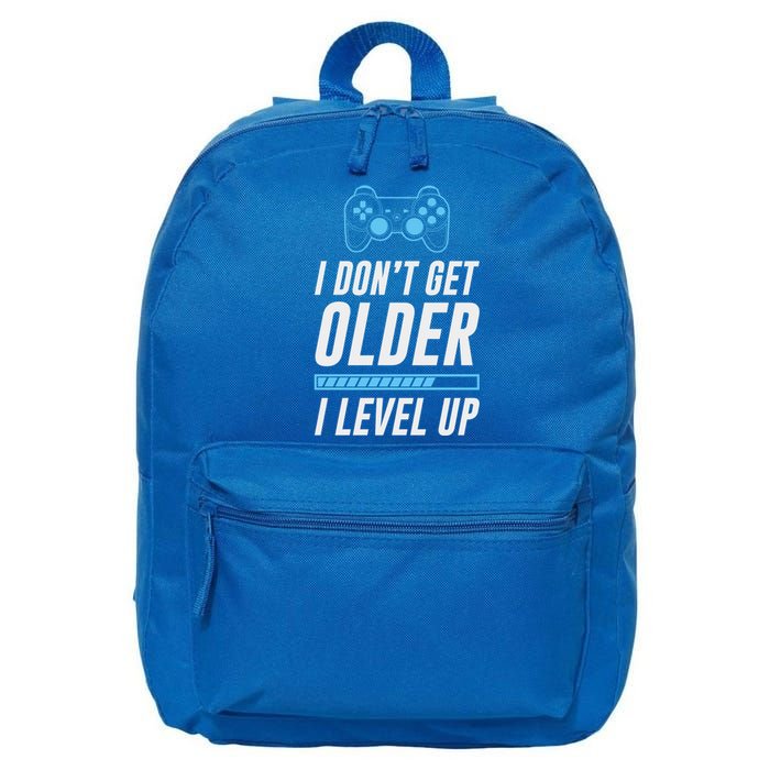 I Dont Get Older I Level Up Gamer Gift 16 in Basic Backpack