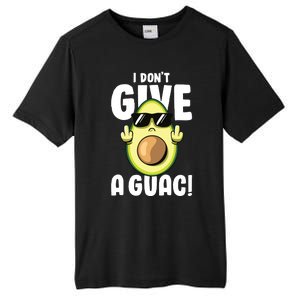 I Dont Give A Guac Love Avocado Guacamole Funny Vegan Tall Fusion ChromaSoft Performance T-Shirt