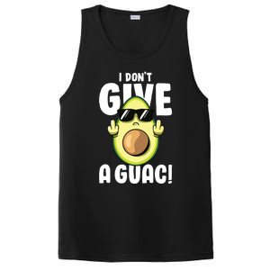 I Dont Give A Guac Love Avocado Guacamole Funny Vegan PosiCharge Competitor Tank